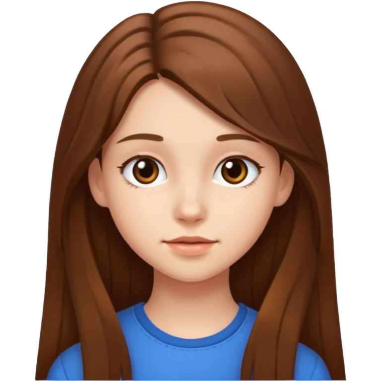 Tête jolie femme ado emoji