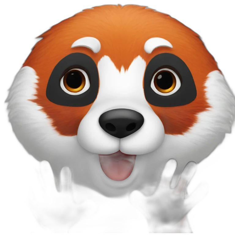 red-panda-hand-in-front-of-eyes emoji