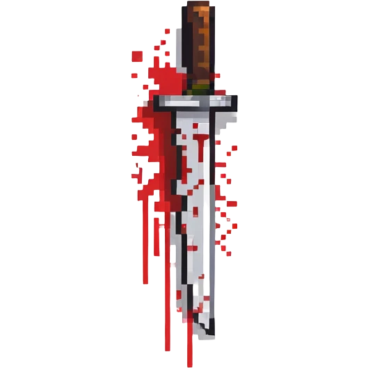 knife with blood splatter emoji