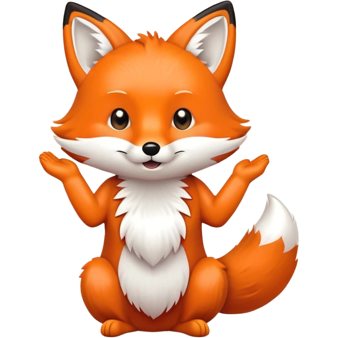 fox clapping emoji
