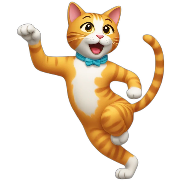 Dancing cat emoji