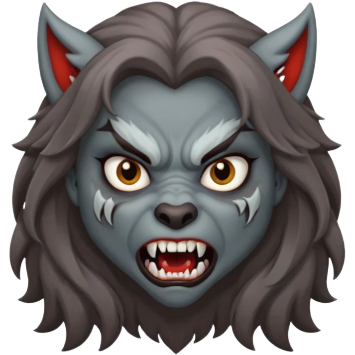 girl werewolf emoji
