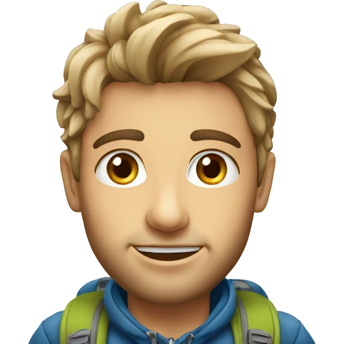backpacker-in-dolomites emoji