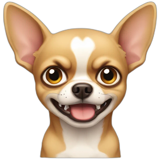 angry chihuahua emoji