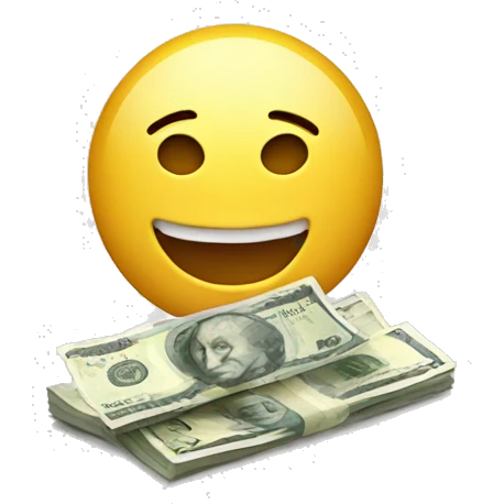 saving money in euros emoji