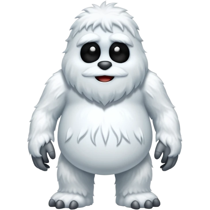 abominable snow man emoji