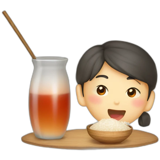 막걸리, drink, rice wine emoji