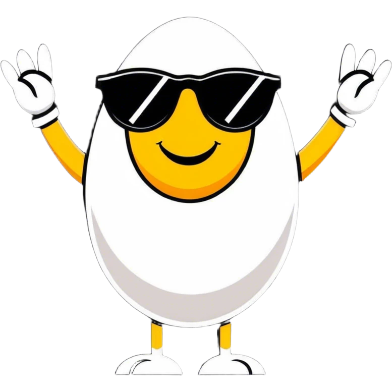 Eggs sun emoji