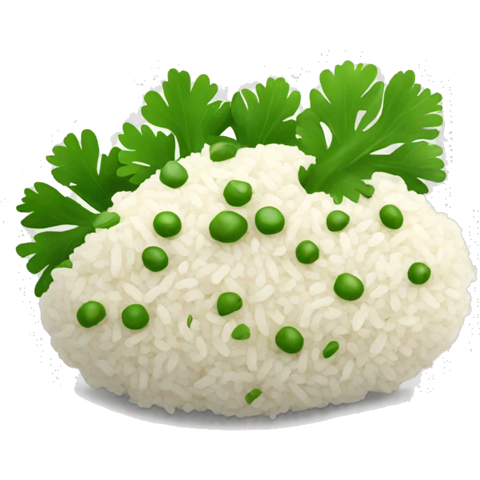 cilantro rice emoji