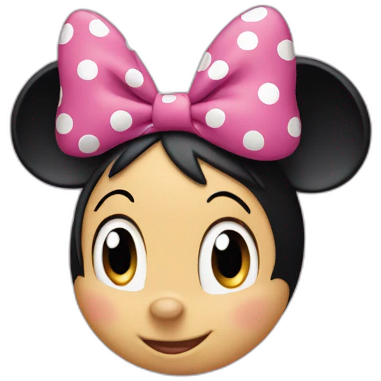 Minie mouse emoji