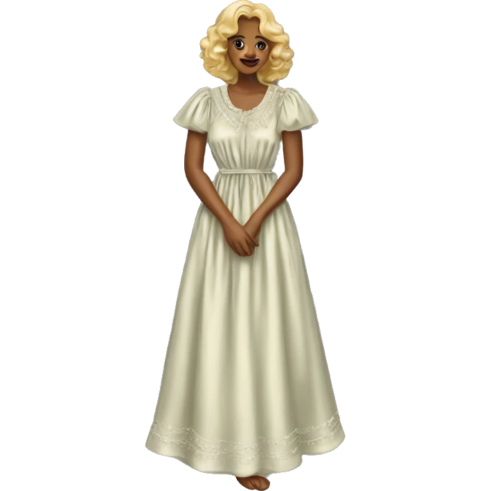 Vintage night gown emoji