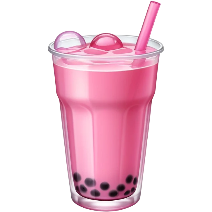 Boba pink emoji