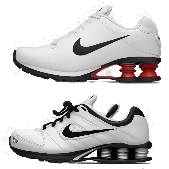 scull and nike shox emoji