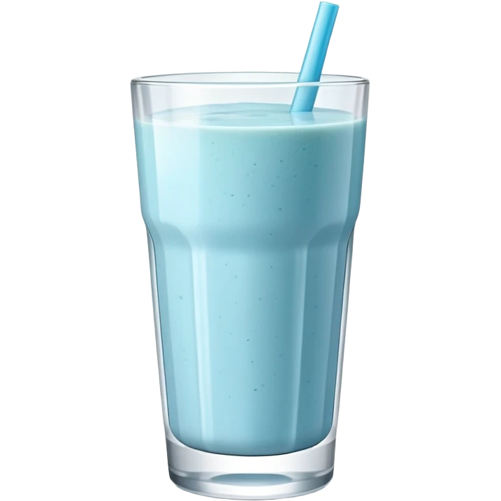 Light blue smoothie emoji