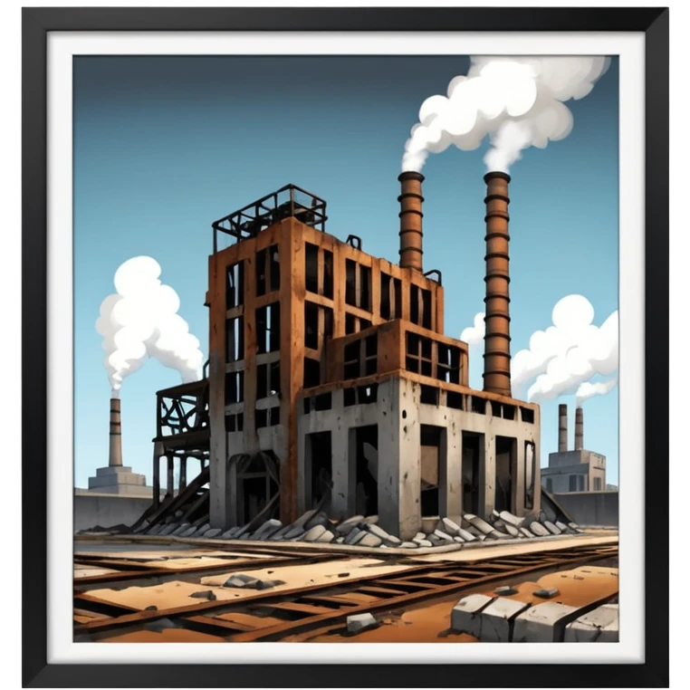 the power plant ruins emoji