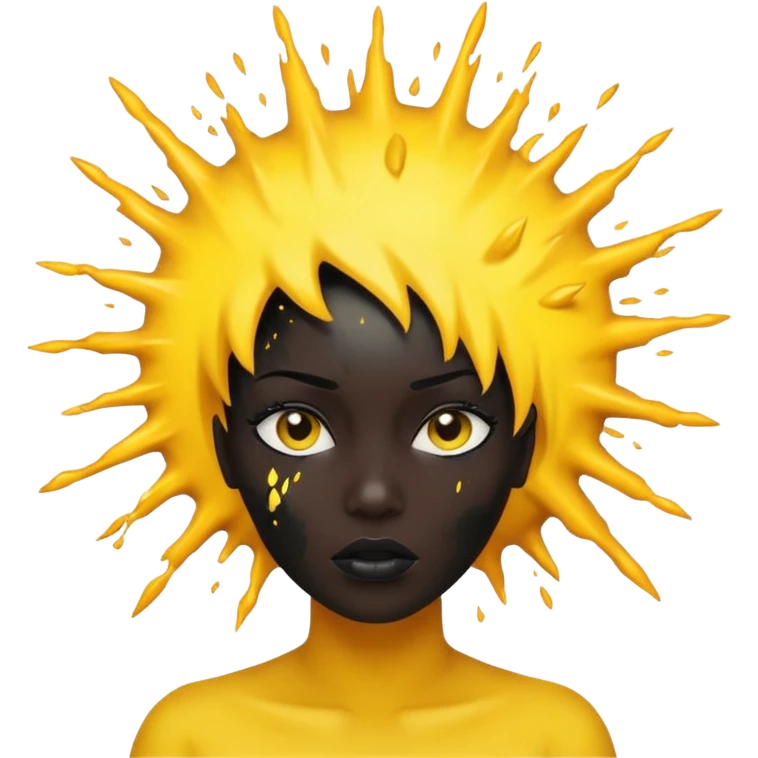 exploiding head yellow woman emoji