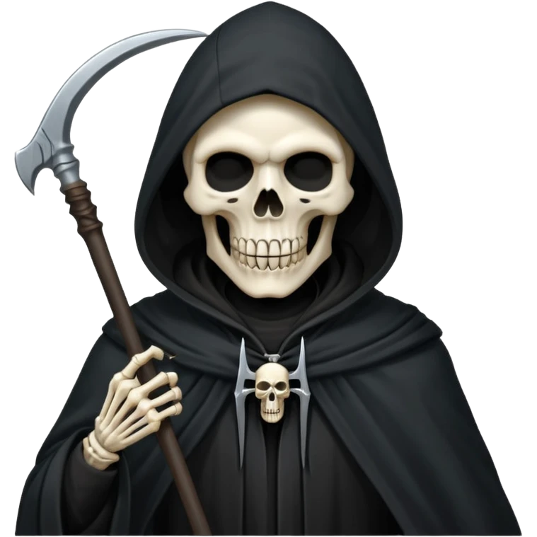Grim reaper holding a sythe emoji