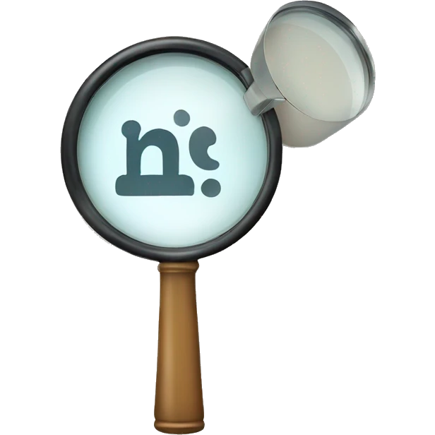 Magnifying glass emoji