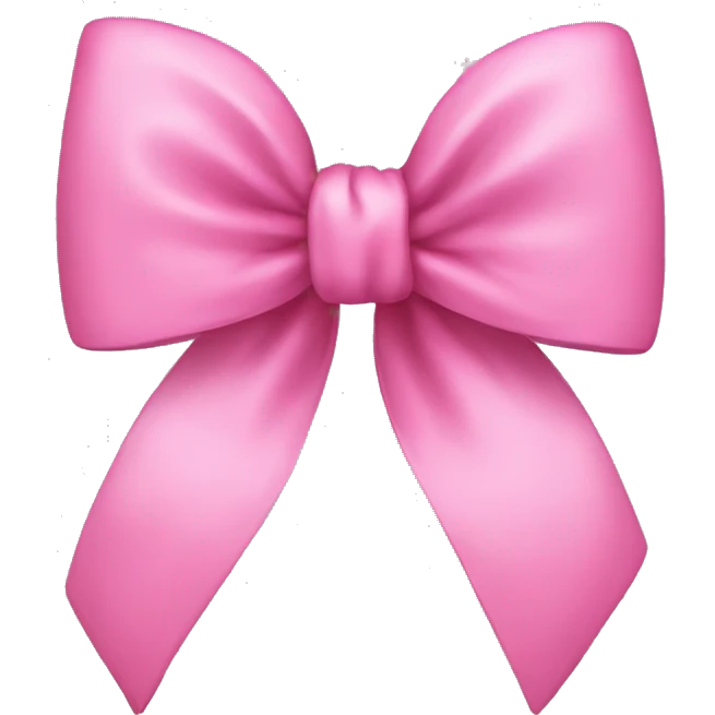 pink bow emoji