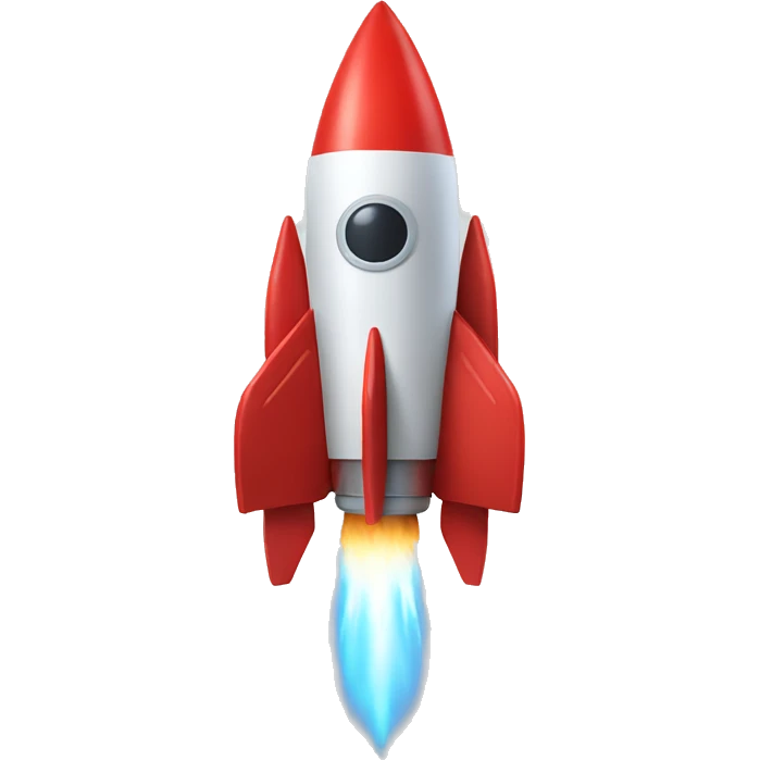 rocket with muscles emoji