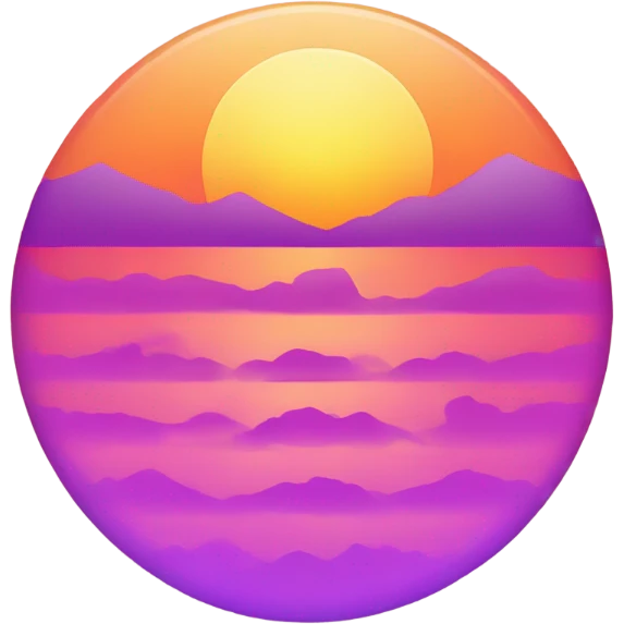 Sunset emoji