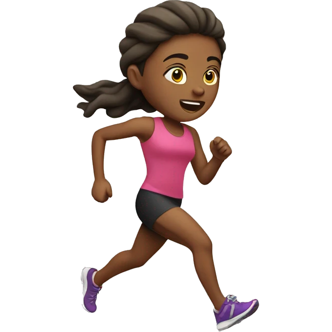 Running girl emoji