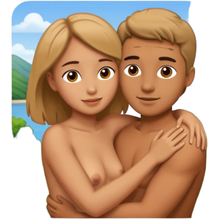 Naked couple emoji
