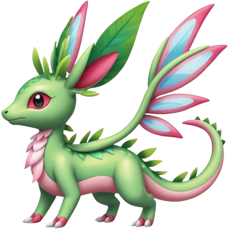 Shiny Exotic Flygon-Sylveon-Shaymin-Meganium-Hybrid-Creature emoji