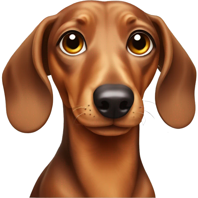 dachshund  emoji