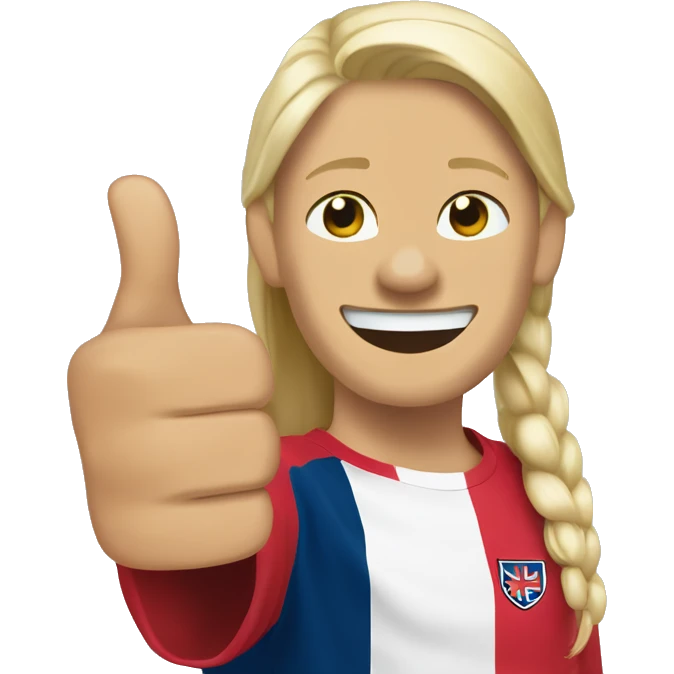 Haaland Norway thumbs up emoji