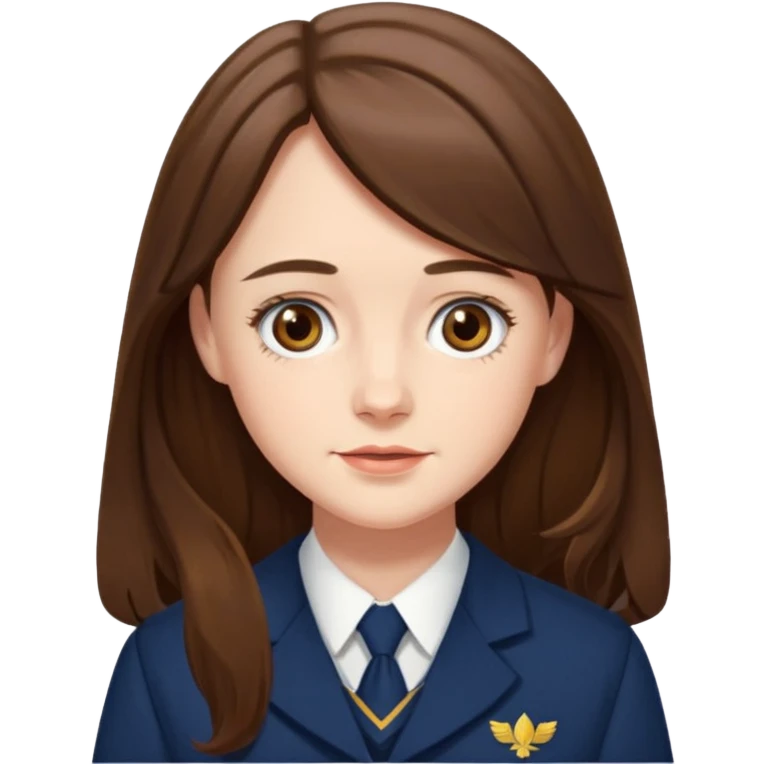 Rory Gilmore school uniform long hair emoji