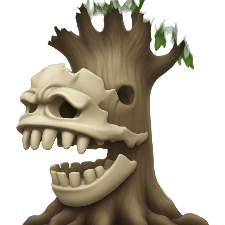 jaw tree emoji