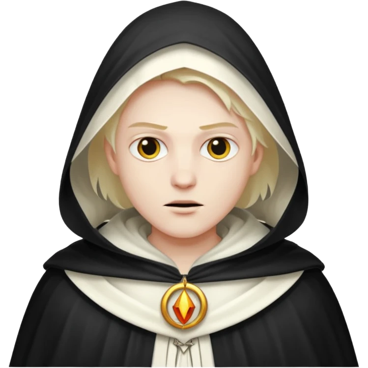 white cloak villian emoji