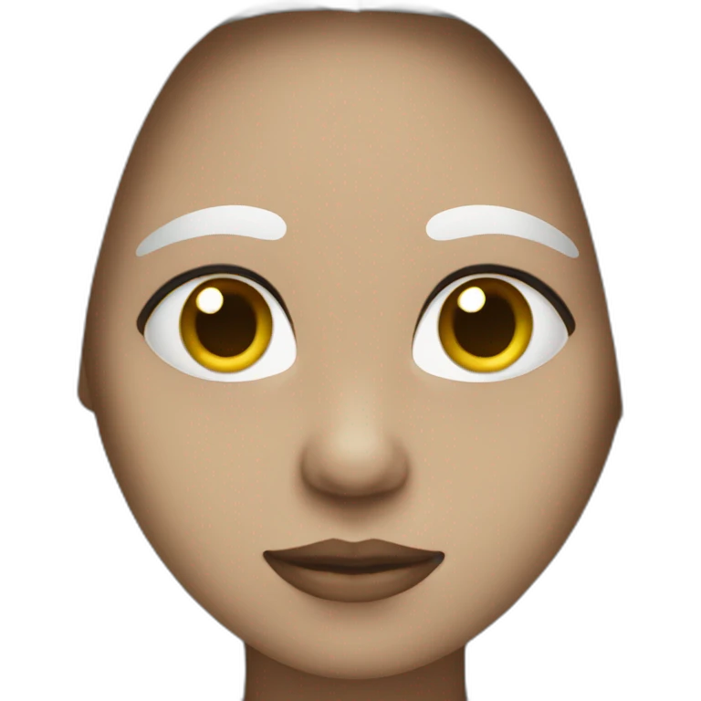 Eskimal girl white face emoji