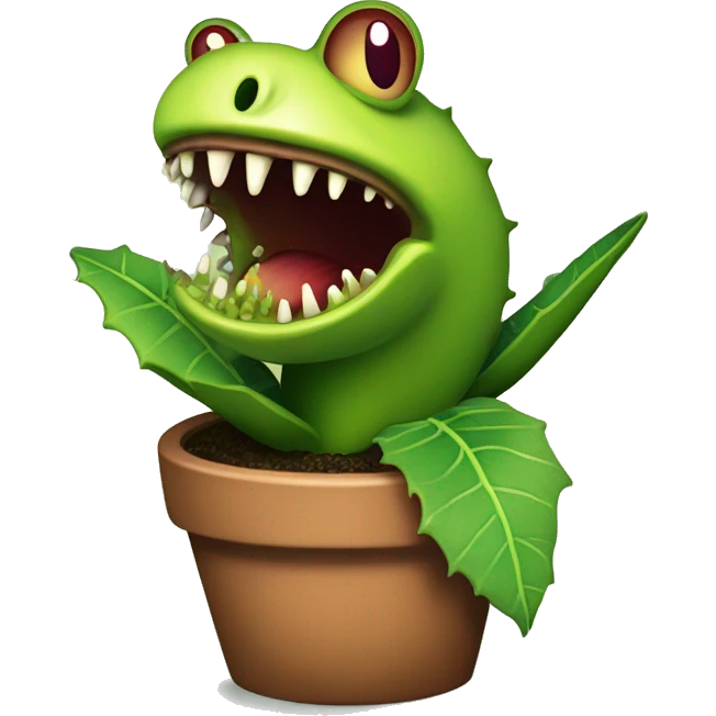 Venus fly trap from little shop of horrors  emoji