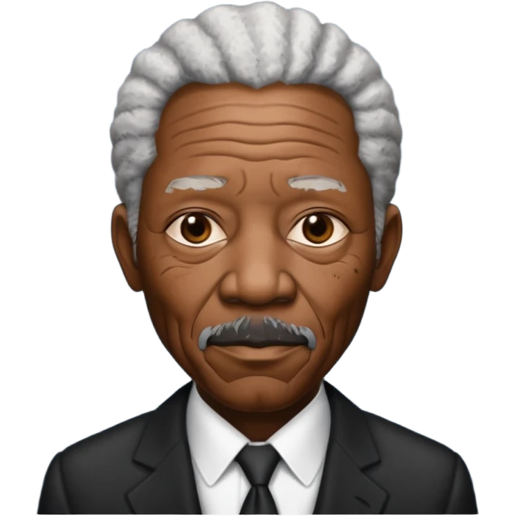 lucius fox morgan freeman emoji