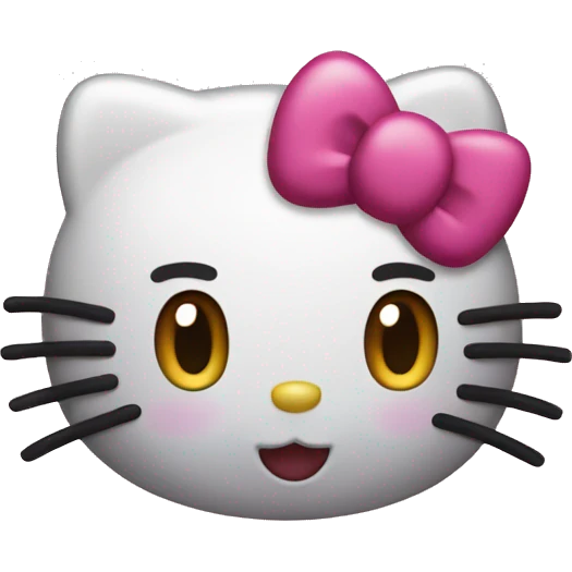 Hello kitty emoji