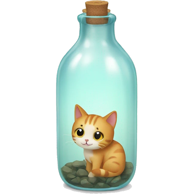 cat in bottle emoji