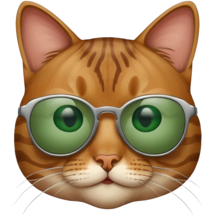 Cat wearing sunglasses emoji