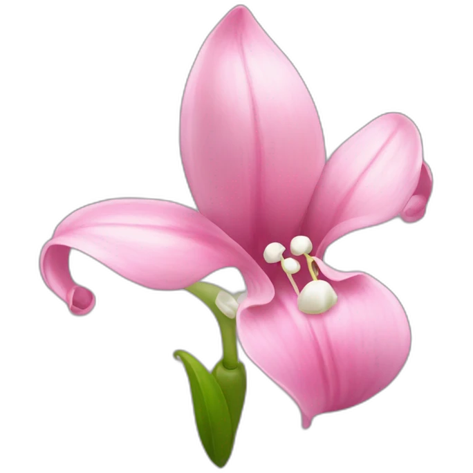  pink lily of the valley emoji