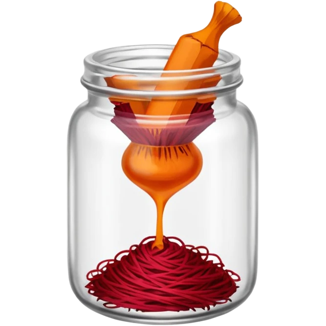 saffron in a small jar emoji