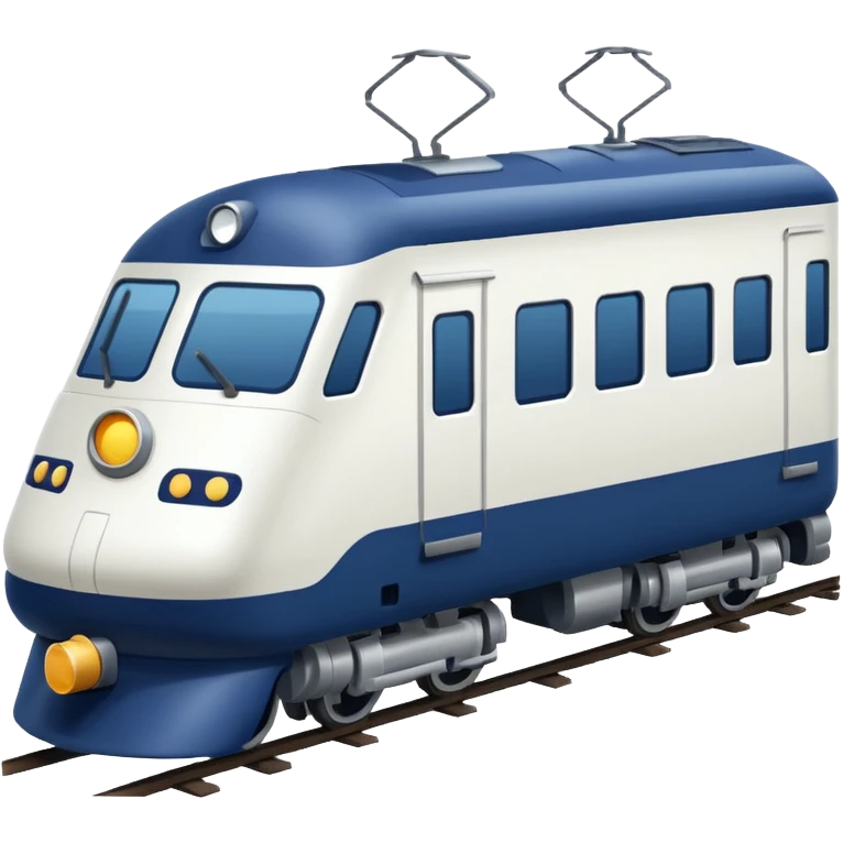 white&navy train emoji