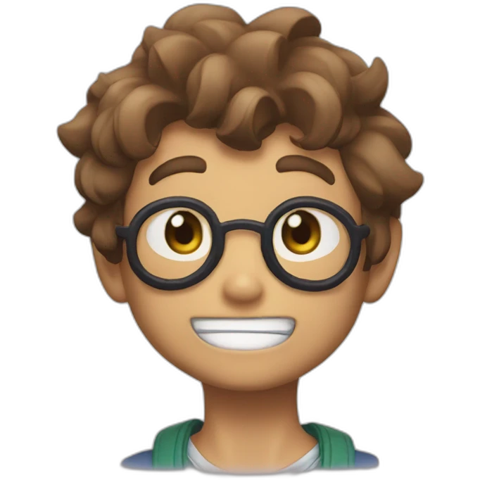 Nate from yo-kai watch emoji