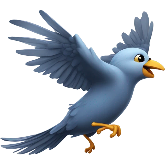Flipping bird emoji