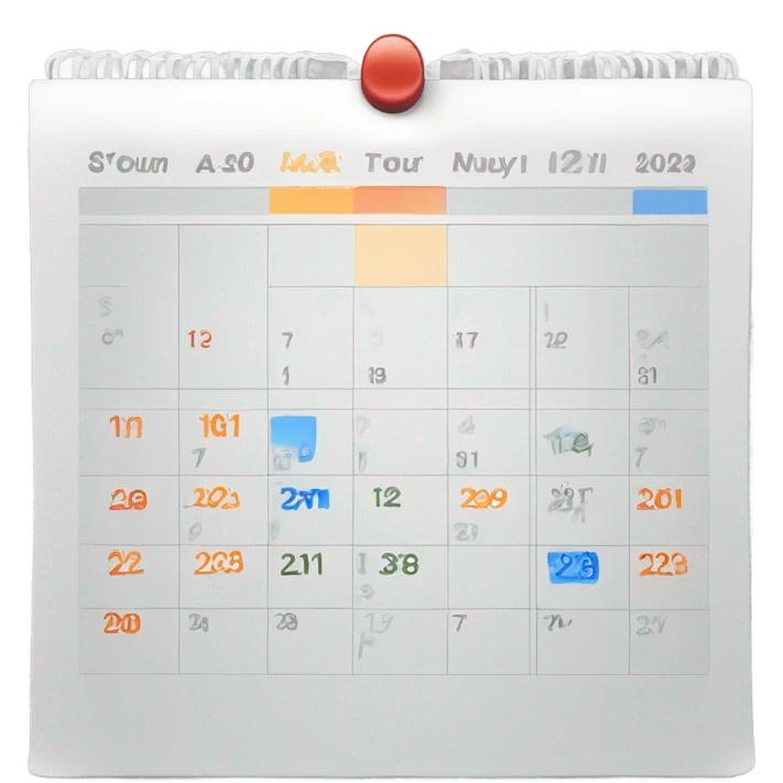 calendar emoji