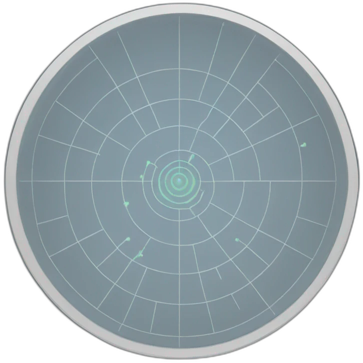radar circle emoji