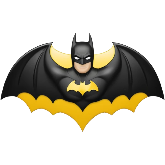 Batman logo without a human in it just a logo of batman within a human just logo emoji