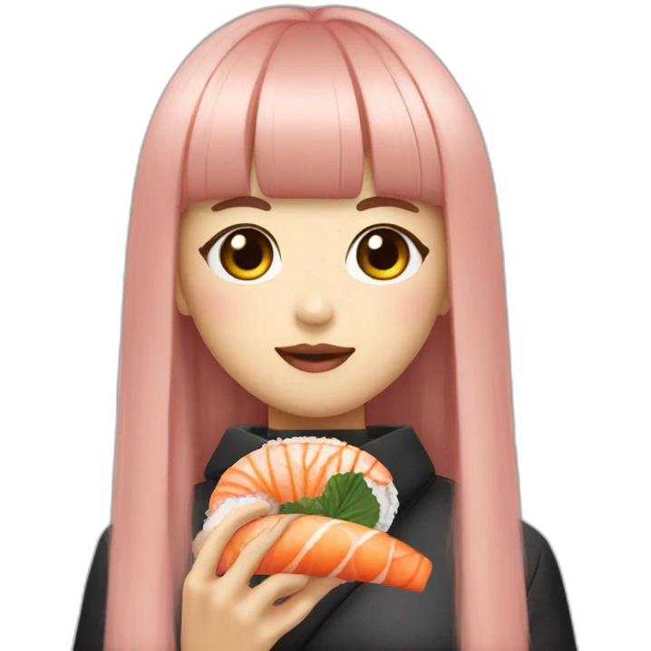 Sushi eat Lalisa Manoban emoji