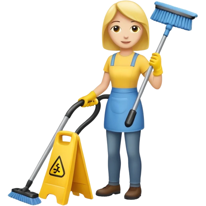 Cleaning sign
 emoji
