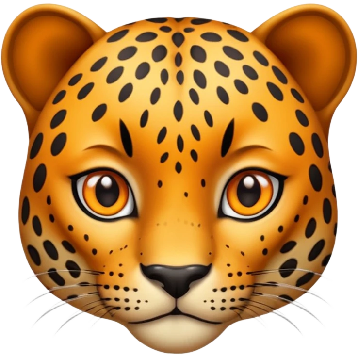 leopard face emoji